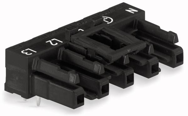 WAGO 770-825/011-000 Netz-Steckverbinder WINSTA MIDI Buchse, Einbau horizontal Gesamtpolzahl: 5 25A Weiß 50St.