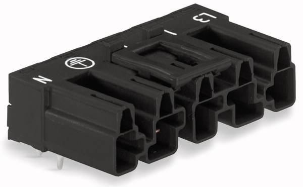 WAGO 770-835/011-000 Netz-Steckverbinder WINSTA MIDI Stecker, Einbau horizontal Gesamtpolzahl: 5 25A Weiß 50St.