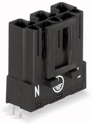 WAGO 770-813 Netz-Steckverbinder WINSTA MIDI Stecker, Einbau horizontal Gesamtpolzahl: 3 25 A Schwarz 100 St.