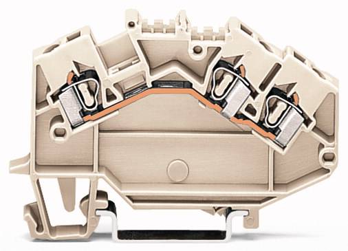 WAGO 780-993 Durchgangsklemme 5 mm Zugfeder Belegung: L Grau 50 St.
