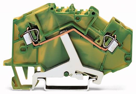 WAGO 780-607/999-950 Schutzleiterklemme 5 mm Zugfeder Belegung: PE Grün, Gelb 50 St.