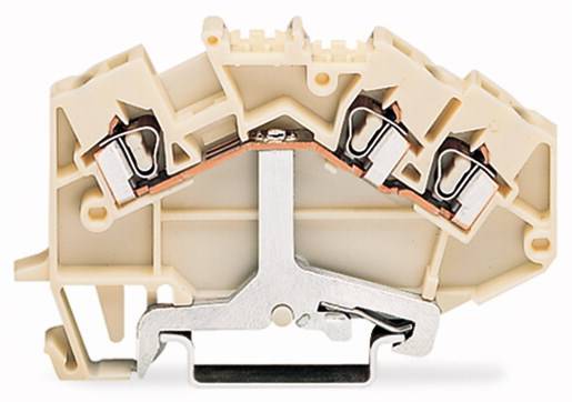 WAGO 780-640 Schirmleiterklemme 5mm Zugfeder Weiß 50St.