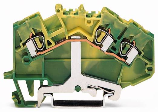 WAGO 780-637/999-950 Schutzleiterklemme 5mm Zugfeder Belegung: PE Grün, Gelb 50St.