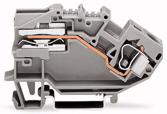 WAGO 784-623 Potenzialklemme 10mm Zugfeder Belegung: L Grau 25St.