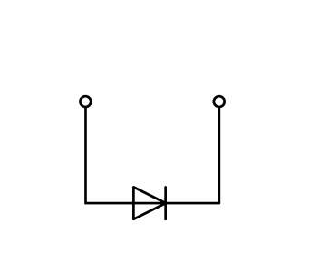 WAGO 769-238/281-410 Diodenklemme 5 mm Zugfeder Belegung: L Grau 100 St.