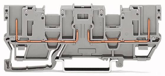 WAGO 769-161 Basisklemme 5mm Zugfeder Belegung: L Grau 50St.