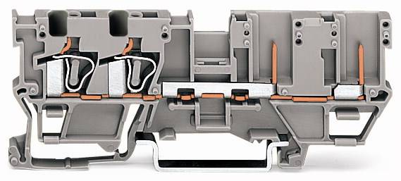 WAGO 769-171 Basisklemme 5 mm Zugfeder Belegung: L Grau 50 St.