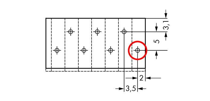 WAGO 805-304 Federkraftklemmblock 1.50mm² Polzahl 4 Grau 320St.