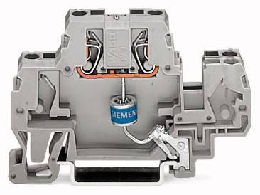 WAGO 870-523/281-580 Einzelklemme 10 mm Zugfeder Belegung: L Grau 25 St.