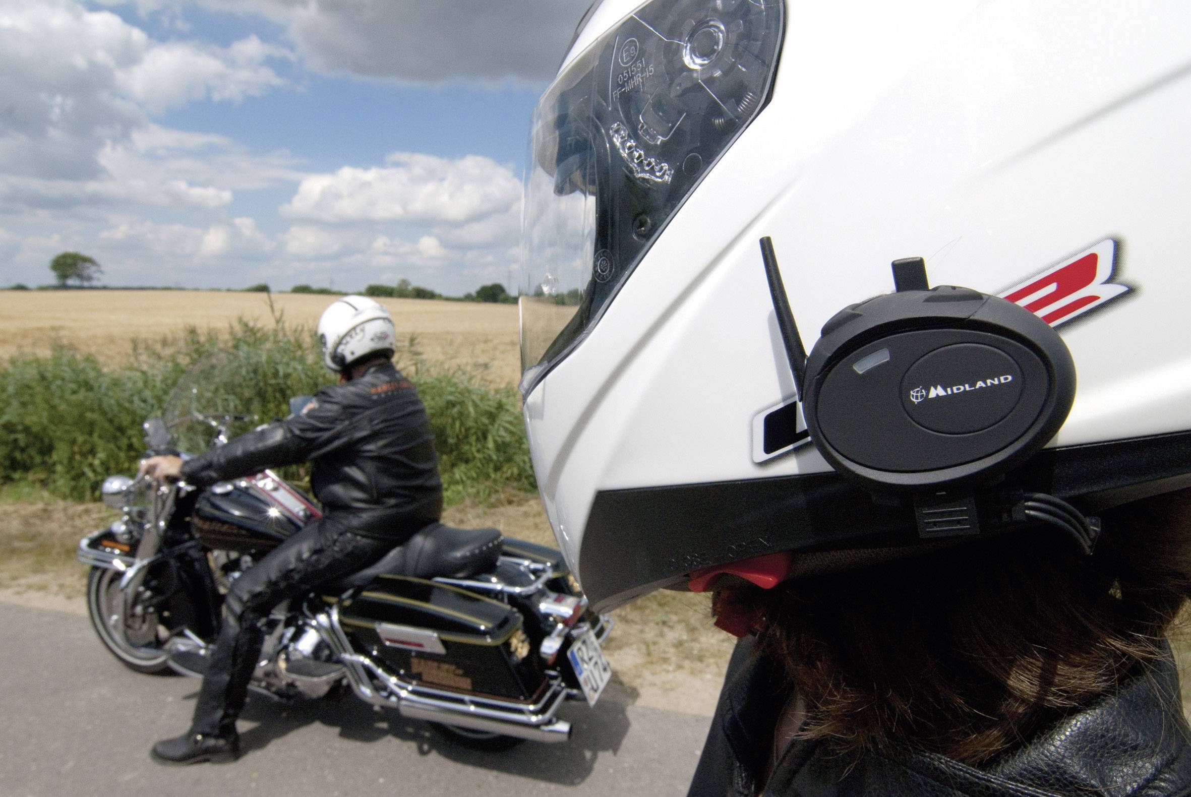 Midland C929.01 BT City Twin Set Motorrad-Gegensprechanlage Passend für (Helmtyp) alle Helmtypen