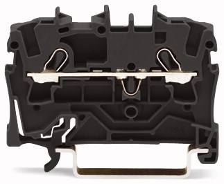 WAGO 2002-1205 Durchgangsklemme 5.20 mm Zugfeder Schwarz 100 St.