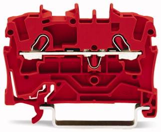 WAGO 2002-1203 Durchgangsklemme 5.20mm Zugfeder Rot 100St.