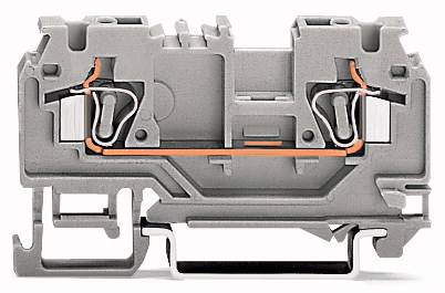 WAGO 880-902/999-940 Durchgangsklemme 5 mm Zugfeder Orange 100 St.