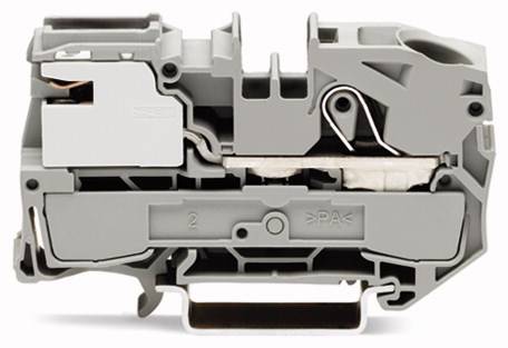 WAGO 2016-7111 Potenzialklemme 12 mm Zugfeder Grau 25 St.