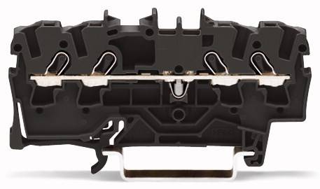 WAGO 2002-1405 Durchgangsklemme 5.20mm Zugfeder Schwarz 100St.