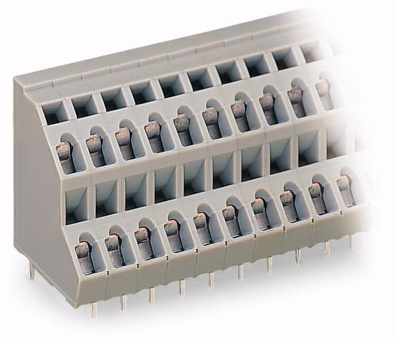 WAGO 736-107/000-016 Doppelstockklemme 0.34mm² Polzahl 14 Grün, Gelb 49St.