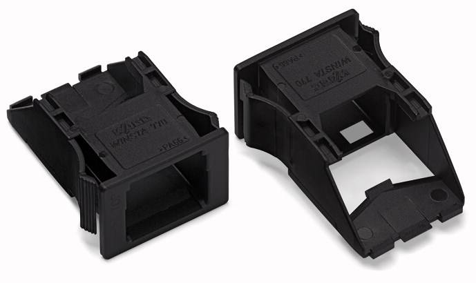 WAGO Snap-In-Rahmen Schwarz 100St.