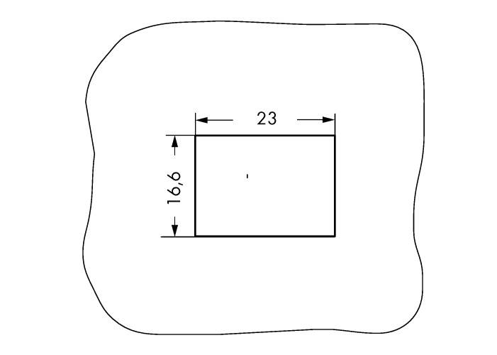WAGO Snap-In-Rahmen Schwarz 100St.