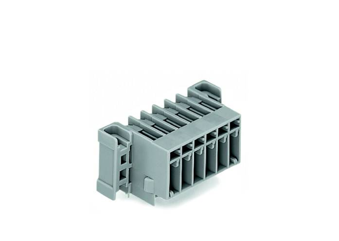 WAGO Buchsengehäuse-Platine 769 Polzahl Gesamt 6 Rastermaß: 5mm 769-666/003-000 50St.