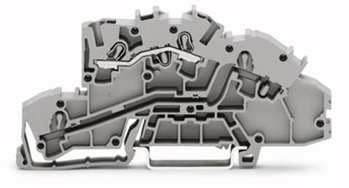 WAGO 2003-7651 Installationsetagenklemme 5.20 mm Zugfeder Belegung: N Grau 50 St.