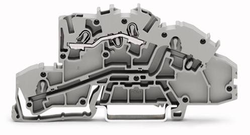 WAGO 2003-7651 Installationsetagenklemme 5.20mm Zugfeder Belegung: N Grau 50St.