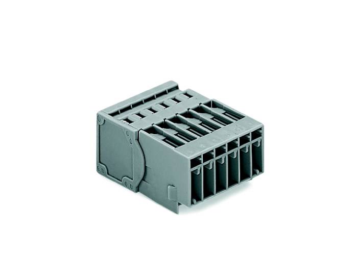 WAGO Buchsengehäuse-Kabel 769 Polzahl Gesamt 6 Rastermaß: 5mm 769-606 50St.
