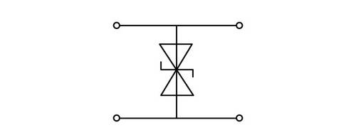 WAGO 280-944/281-594 Doppelstock-Diodenklemme 10 mm Zugfeder Belegung: L Grau 50 St.