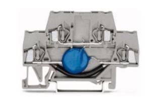 WAGO 870-592/281-491 Diodenklemme 5 mm Zugfeder Belegung: L Grau 50 St.
