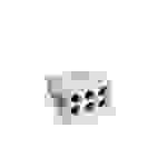 WAGO Dosenklemme starr: 0.75-2.5mm² Polzahl (num): 6 500 St. Lichtgrau