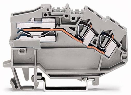 WAGO 781-653 Trennklemme 6mm Zugfeder Belegung: L Grau 50St.