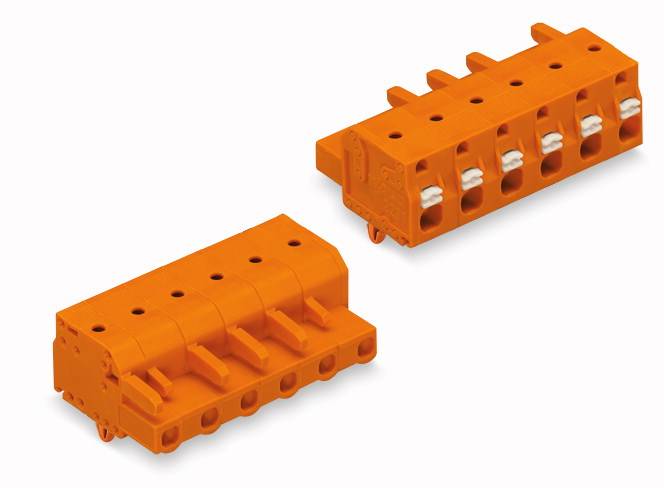 WAGO Buchsengehäuse-Kabel 2231 Polzahl Gesamt 3 Rastermaß: 7.62 mm 2231-703/008-000 100 St.