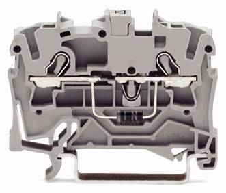 WAGO 2004-1211/1000-401 Diodenklemme 6.20mm Zugfeder Grau 50St.