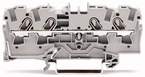 WAGO 2004-1406 Durchgangsklemme 6.20 mm Zugfeder Gelb 50 St.