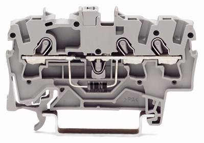 WAGO 2004-1311/1000-400 Diodenklemme 6.20mm Zugfeder Belegung: L Grau 50St.