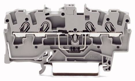 WAGO 2004-1411/1000-401 Diodenklemme 6.20mm Zugfeder Belegung: L Grau 50St.