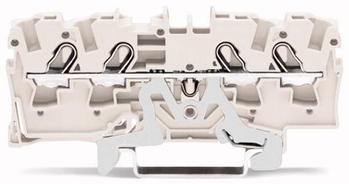 WAGO 2004-1408 Schirmleiterklemme 6.20mm Zugfeder Weiß 50St.