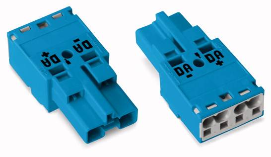 WAGO 770-1112 Netz-Steckverbinder WINSTA MIDI Stecker, gerade Gesamtpolzahl: 2 25 A Blau 100 St.