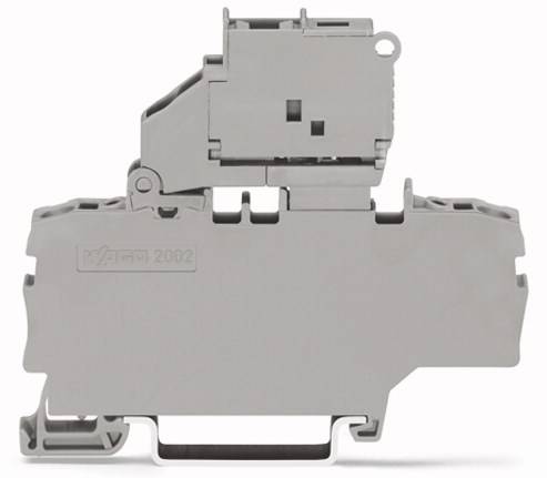WAGO 2002-1911 Sicherungsklemme 6.20 mm Zugfeder Grau 50 St.