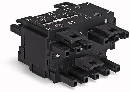 WAGO Netz-Verteiler Netz-Stecker - Netz-Buchse, Netz-Buchse, Netz-Buchse, Netz-Buchse, Netz-Buchse