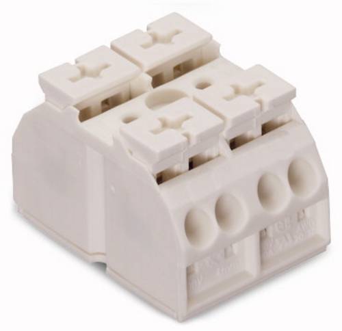 WAGO 862-632 Geräteanschlussklemme Federklemme Weiß 500 St.