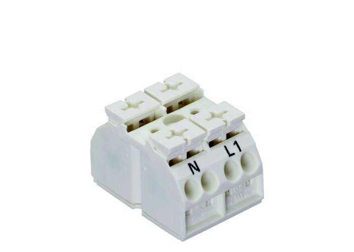 WAGO 862-2662 Geräteanschlussklemme Federklemme Weiß 500 St.