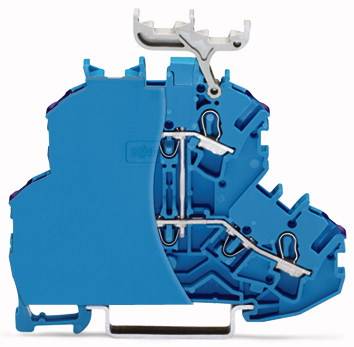 WAGO 2002-2239/099-000 Doppelstock-Durchgangsklemme 4.20mm Zugfeder Belegung: N Blau 50St.