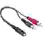 Hama 48920 48920 Cinch / Klinke Audio Y-Adapter [2x Cinch-Stecker - 1x Klinkenbuchse 3.5 mm] Schwar