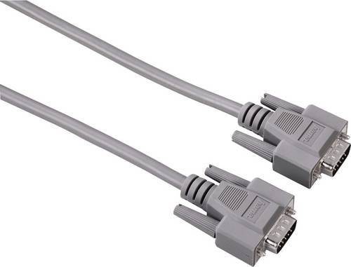 Hama VGA Anschlusskabel 1.80m schraubbar Grau [1x VGA-Stecker - 1x VGA-Stecker]