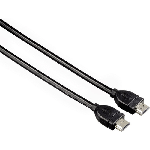 Hama HDMI Anschlusskabel HDMI-A Stecker, HDMI-A Stecker 3.00 m Schwarz 39670 Audio Return Channel