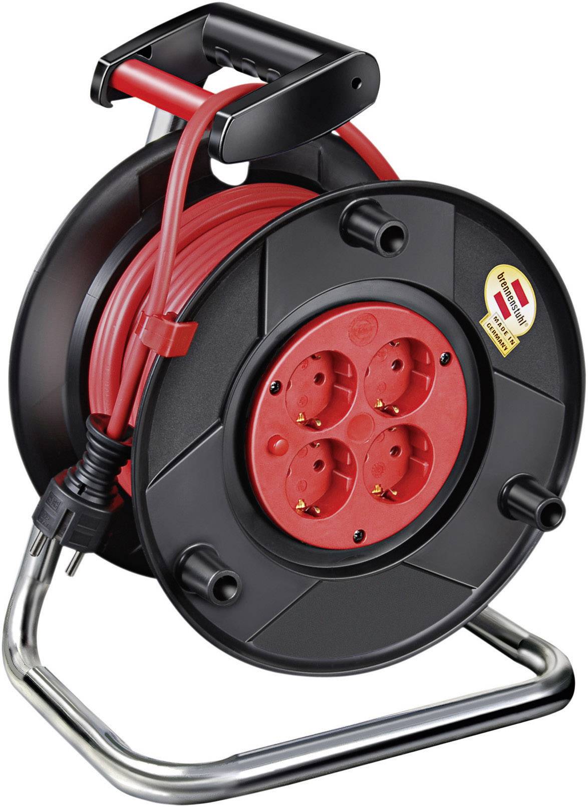 Brennenstuhl 1218450794 Kabeltrommel 20.00 m Rot Schutzkontakt-Stecker