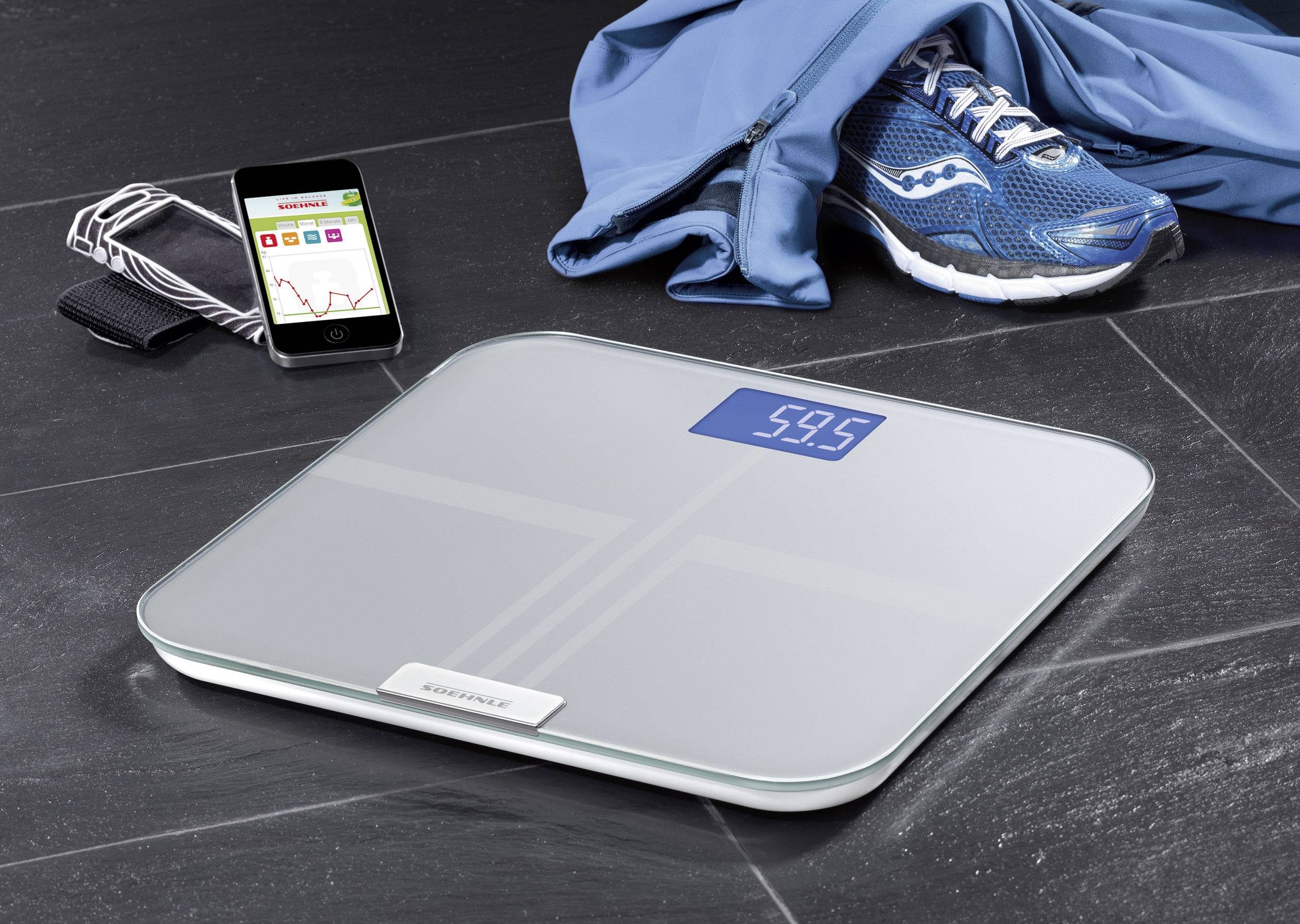 Soehnle Web Connect Analysis Körperanalysewaage Wägebereich (max.)=150kg Metall