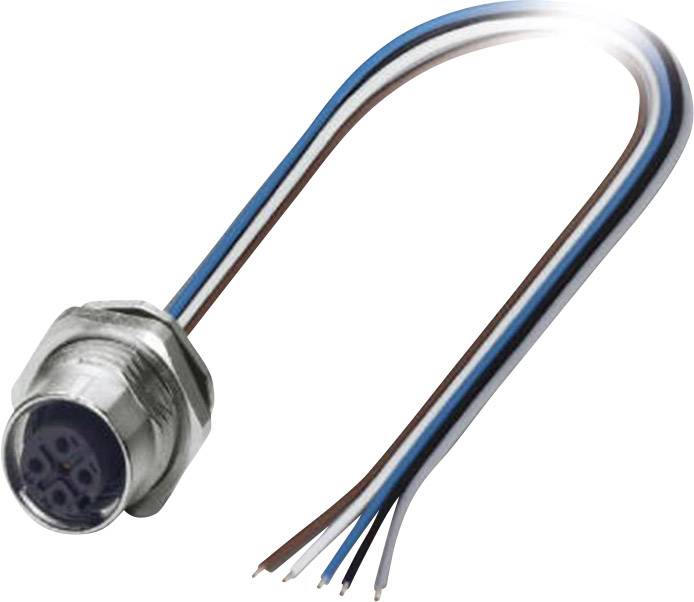 Phoenix Contact 1419658 Sensor-/Aktor-Einbausteckverbinder M12 Buchse, Einbau 0.50 m Polzahl Sensor