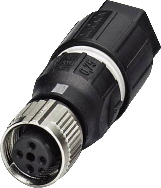 Phoenix Contact 1521601 Sensor-/Aktor-Steckverbinder, unkonfektioniert M12 Buchse, gerade Polzahl Sensoren: 4 1 St.
