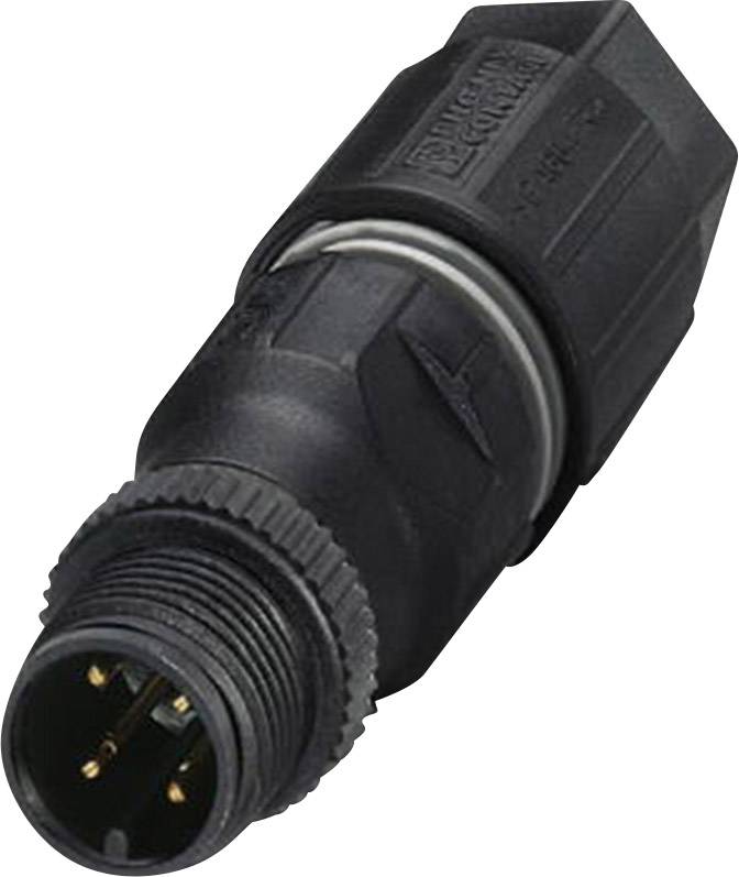 Phoenix Contact 1641769 Sensor-/Aktor-Steckverbinder, unkonfektioniert M12 Stecker, gerade Polzahl
